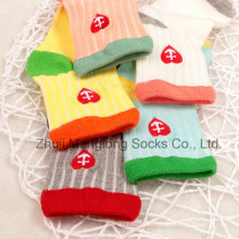 Wholesa; E Good Quality with Embrodiery Baby Cotton Socks
